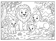 Load image into Gallery viewer, Roar And Explore: A Jungle Animals Coloring Book

