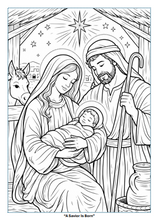 Load image into Gallery viewer, Sacred Moments With The Holy Family Coloring Book
