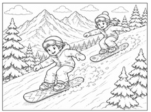 Load image into Gallery viewer, Winter Wonderland Adventures: A Seasonal Coloring Book
