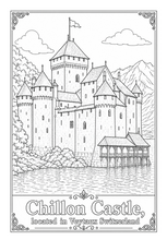 Cargar imagen en el visor de la galería, Legendary Castles Coloring Book
