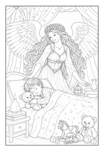 Load image into Gallery viewer, Moments With Guardian Angels: A Heavenly Coloring Book

