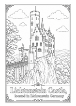 Cargar imagen en el visor de la galería, Legendary Castles Coloring Book
