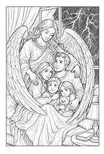 Load image into Gallery viewer, Moments With Guardian Angels: A Heavenly Coloring Book
