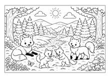 Lataa kuva Galleria-katseluun, Forest Friends Adventures Coloring Book

