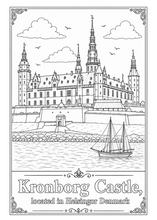 Cargar imagen en el visor de la galería, Legendary Castles Coloring Book
