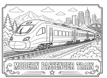 Load image into Gallery viewer, Traveling The Railroad Coloring Book
