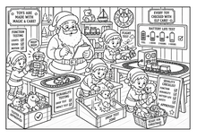Load image into Gallery viewer, Santa's Family And Their Wonderful Adventures Coloring Book
