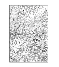 Load image into Gallery viewer, Crisp Autumn Adventures: A Seasonal Coloring Book

