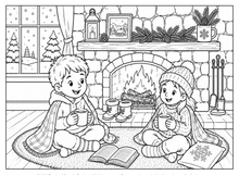 Load image into Gallery viewer, Winter Wonderland Adventures: A Seasonal Coloring Book
