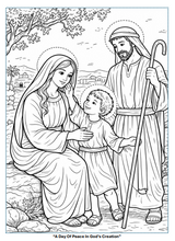 Load image into Gallery viewer, Sacred Moments With The Holy Family Coloring Book
