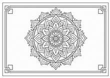 Lataa kuva Galleria-katseluun, Tranquil Mandalas: A Relaxation Coloring Book
