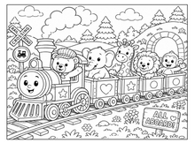 Load image into Gallery viewer, Toyland Treasures Coloring Book
