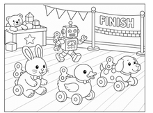 Load image into Gallery viewer, Toyland Treasures Coloring Book
