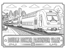 Load image into Gallery viewer, Traveling The Railroad Coloring Book
