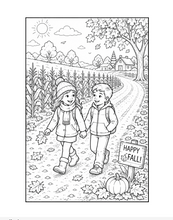 Load image into Gallery viewer, Crisp Autumn Adventures: A Seasonal Coloring Book
