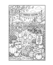 Load image into Gallery viewer, Crisp Autumn Adventures: A Seasonal Coloring Book

