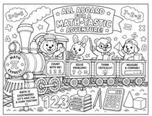 Load image into Gallery viewer, Trains Of Imagination Coloring Book

