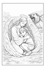 Load image into Gallery viewer, Moments With Guardian Angels: A Heavenly Coloring Book
