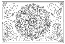 Load image into Gallery viewer, Serene Mandalas: An Adventurous Coloring Book

