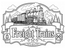 Load image into Gallery viewer, Traveling The Railroad Coloring Book
