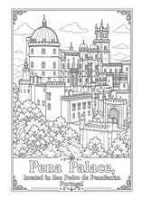 Cargar imagen en el visor de la galería, Legendary Castles Coloring Book
