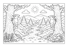 Lataa kuva Galleria-katseluun, Forest Friends Adventures Coloring Book

