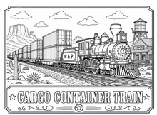 Load image into Gallery viewer, Traveling The Railroad Coloring Book
