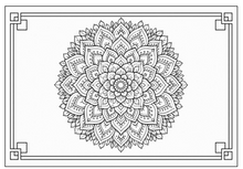 Lataa kuva Galleria-katseluun, Tranquil Mandalas: A Relaxation Coloring Book
