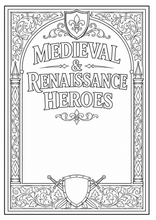 Load image into Gallery viewer, Legends Of Time: Historical Heroes Coloring Book
