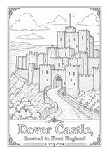 Cargar imagen en el visor de la galería, Legendary Castles Coloring Book
