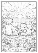Load image into Gallery viewer, Family Traditions &amp; Adventures Coloring Book
