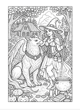 Load image into Gallery viewer, Enchanted Creatures: A Magical Coloring Book
