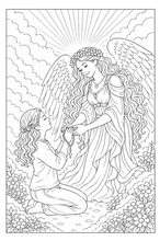 Load image into Gallery viewer, Moments With Guardian Angels: A Heavenly Coloring Book
