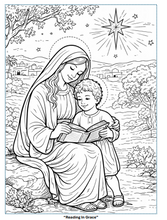 Load image into Gallery viewer, Sacred Moments With The Holy Family Coloring Book

