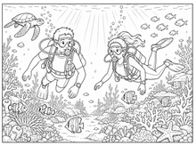 Load image into Gallery viewer, Splash Into Summer: A Seasonal Coloring Book
