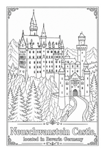 Cargar imagen en el visor de la galería, Legendary Castles Coloring Book

