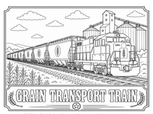 Load image into Gallery viewer, Traveling The Railroad Coloring Book
