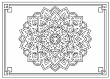 Lataa kuva Galleria-katseluun, Tranquil Mandalas: A Relaxation Coloring Book

