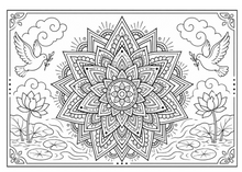 Load image into Gallery viewer, Serene Mandalas: An Adventurous Coloring Book
