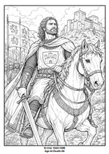 Load image into Gallery viewer, Legends Of Time: Historical Heroes Coloring Book
