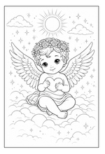 Load image into Gallery viewer, Moments With Guardian Angels: A Heavenly Coloring Book
