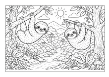 Lataa kuva Galleria-katseluun, Forest Friends Adventures Coloring Book

