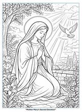 Load image into Gallery viewer, Sacred Moments With The Holy Family Coloring Book
