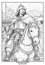 Load image into Gallery viewer, Legends Of Time: Historical Heroes Coloring Book
