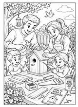 Load image into Gallery viewer, Family Traditions &amp; Adventures Coloring Book

