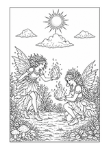 Load image into Gallery viewer, Enchanted Creatures: A Magical Coloring Book
