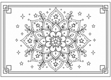 Lataa kuva Galleria-katseluun, Tranquil Mandalas: A Relaxation Coloring Book
