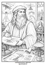 Load image into Gallery viewer, Legends Of Time: Historical Heroes Coloring Book
