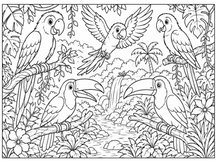Load image into Gallery viewer, Roar And Explore: A Jungle Animals Coloring Book
