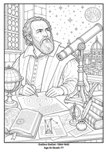 Load image into Gallery viewer, Legends Of Time: Historical Heroes Coloring Book
